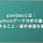 pandasとは｜Pythonデータ分析の基本・できること・案件単価を解説