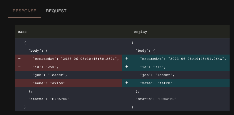 Example Diff