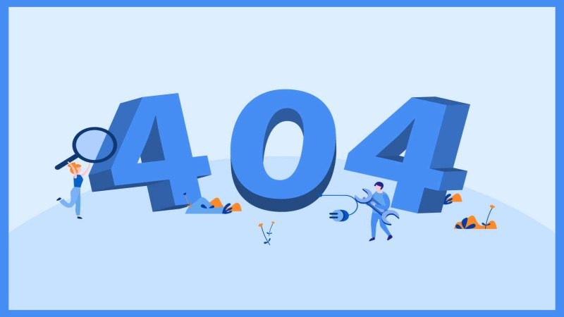 404 Page Not Found Error Image