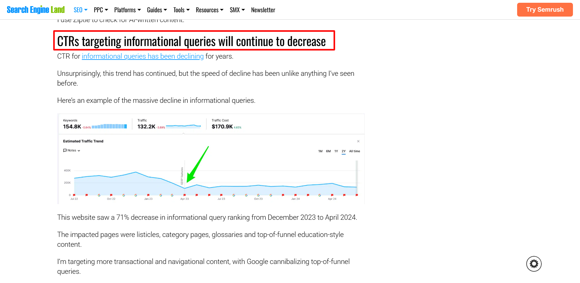 SEO is Dead - SMO is the new king - Generative AI Result