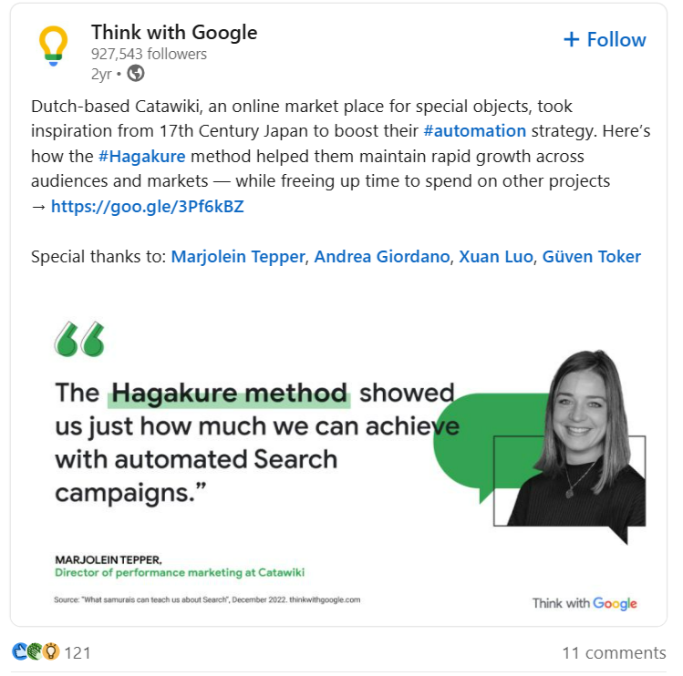 Hagakure Method For Google Ads Management