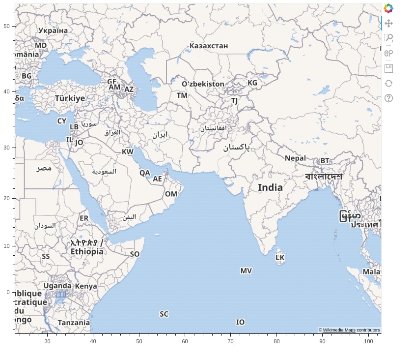 Plotting Maps using Bokeh [Python]