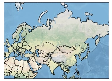 Cartopy - Basic Maps [Scatter Map, Bubble Map and Connection Map]