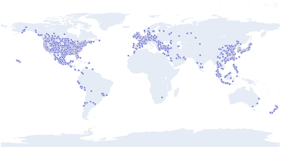 Choropleth Maps & Scatter Maps using cufflinks