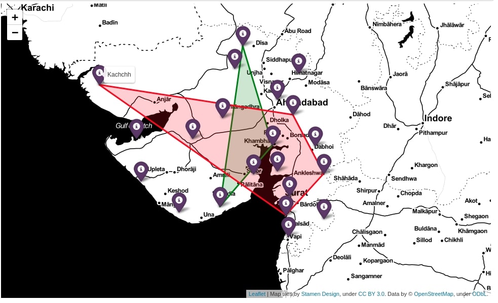 Folium Interactive Maps Python