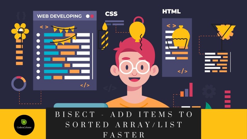 bisect - Add Items to Sorted Array / List Faster