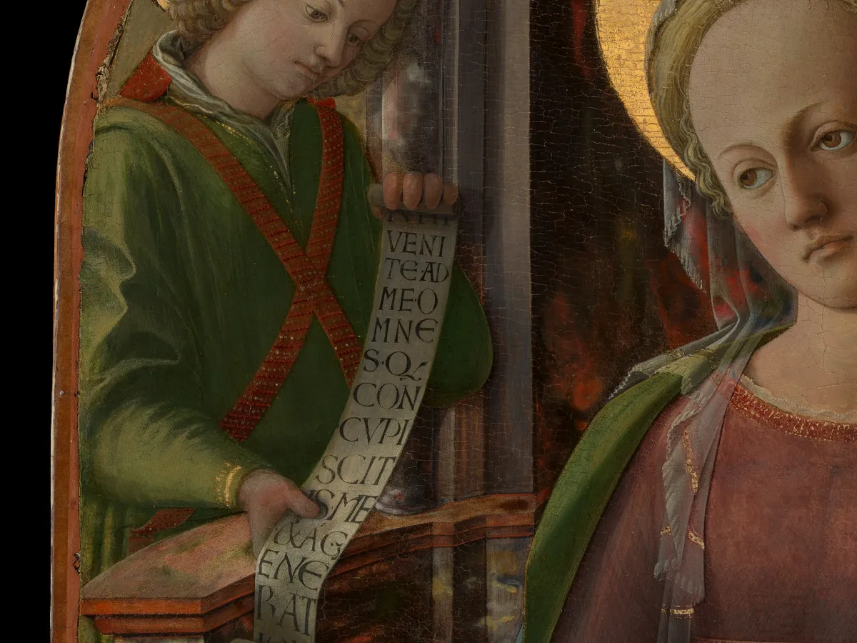 Madonna and Child Enthroned with Two Angels