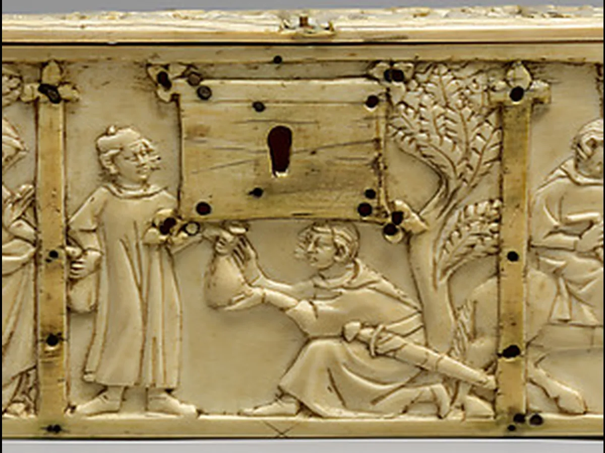 Box with the Parable Prodigal Son and Scenes of Lovers