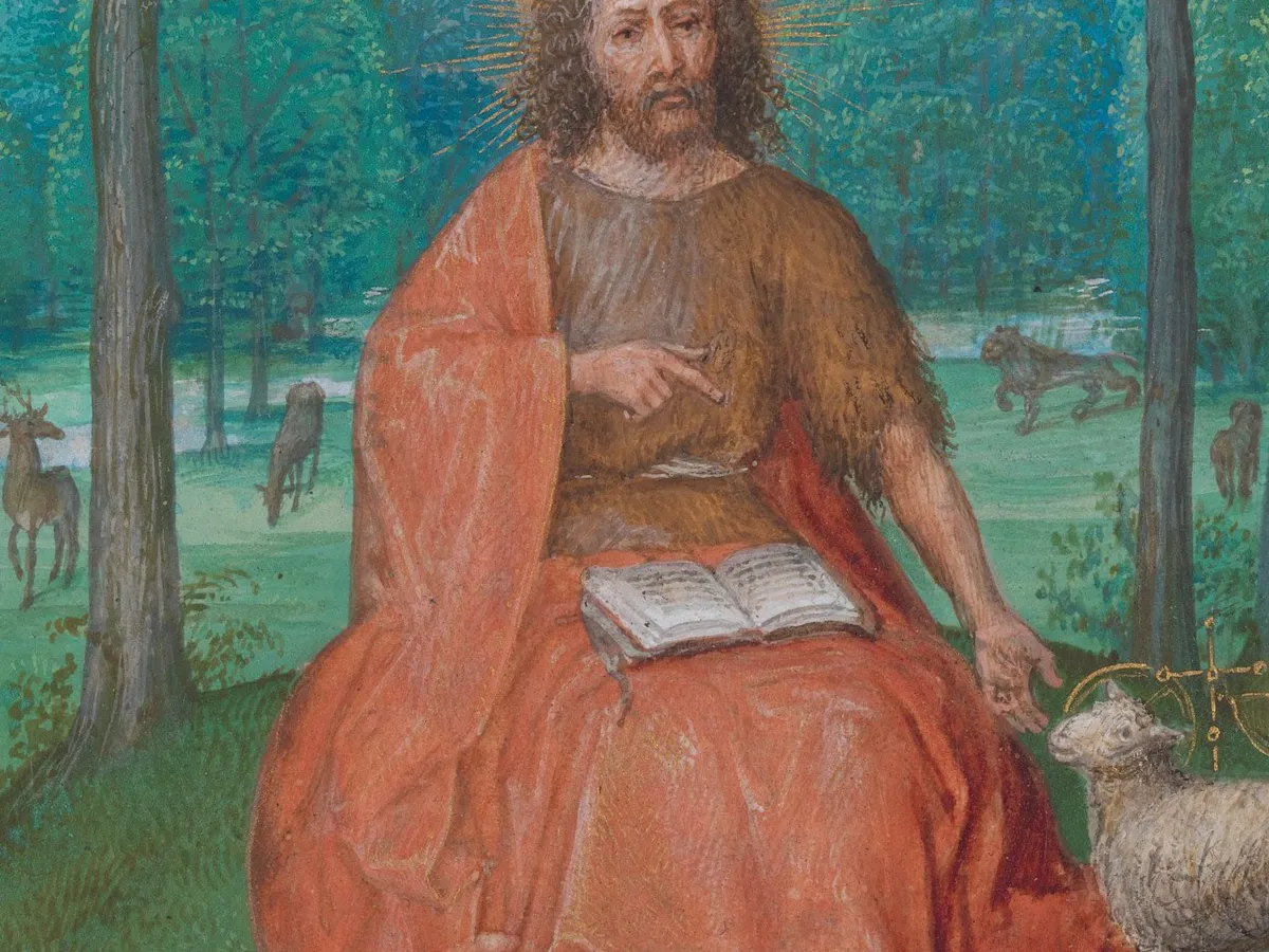 Manuscript Illumination with Scenes from the Life of Saint John the Baptist