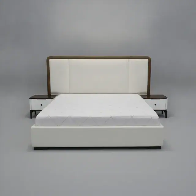 Nordic Elegance Panel Bed with sides