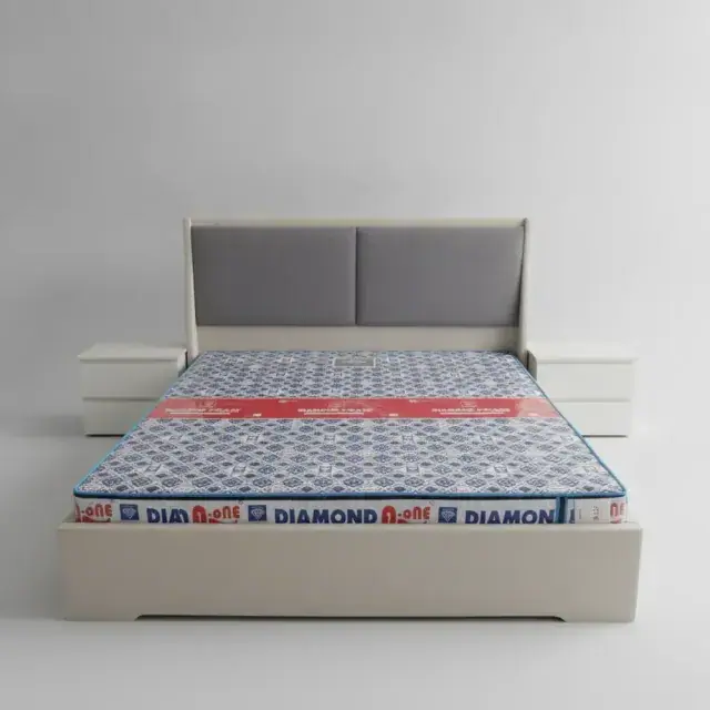 Modern Minimalist Upholstered Bed with sides 2