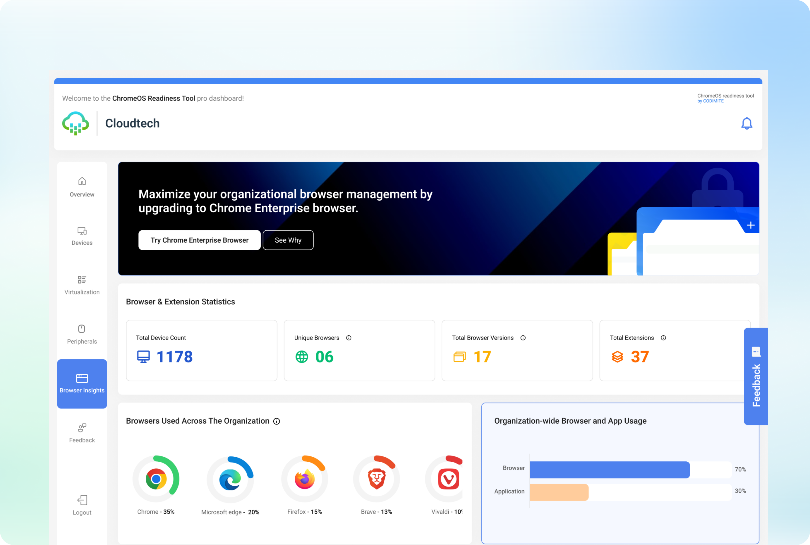 Browser insights preview