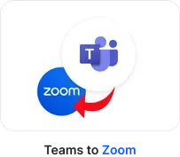 Teams to Zoom