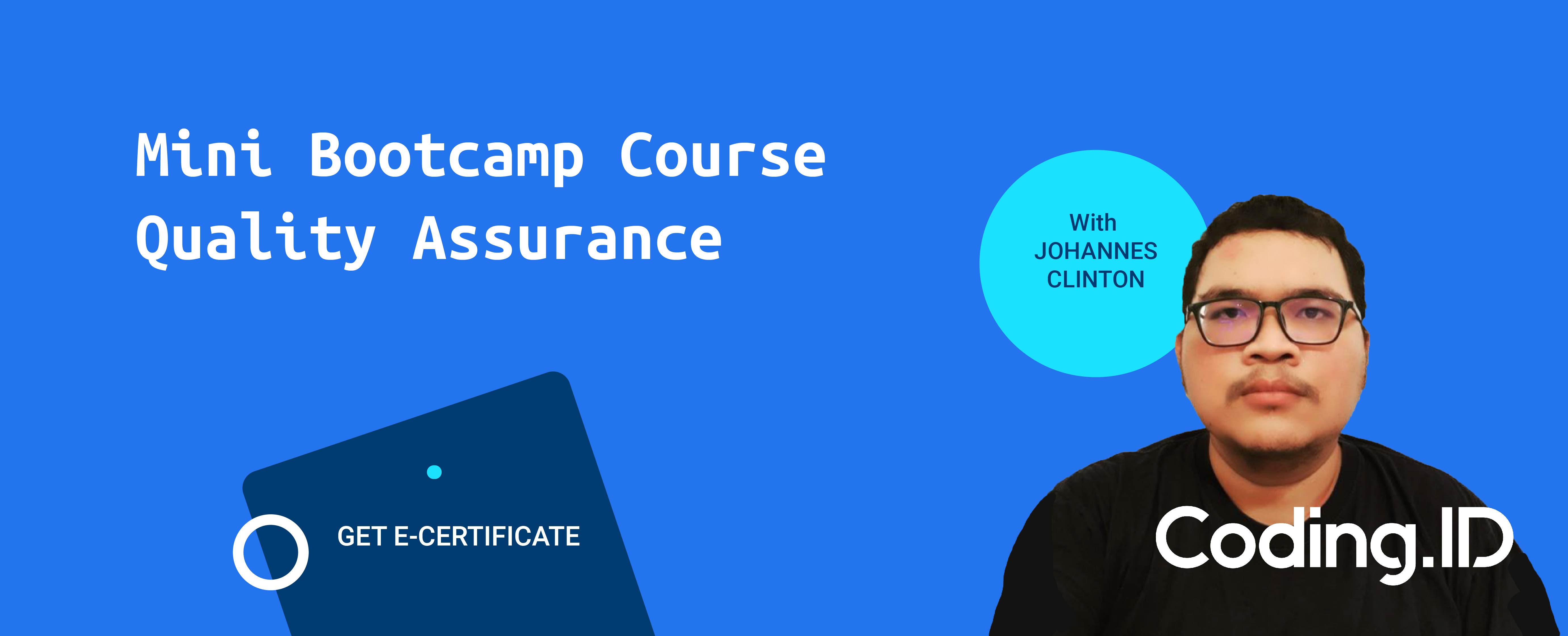 Mini Bootcamp Course Quality Assurance - Johannes