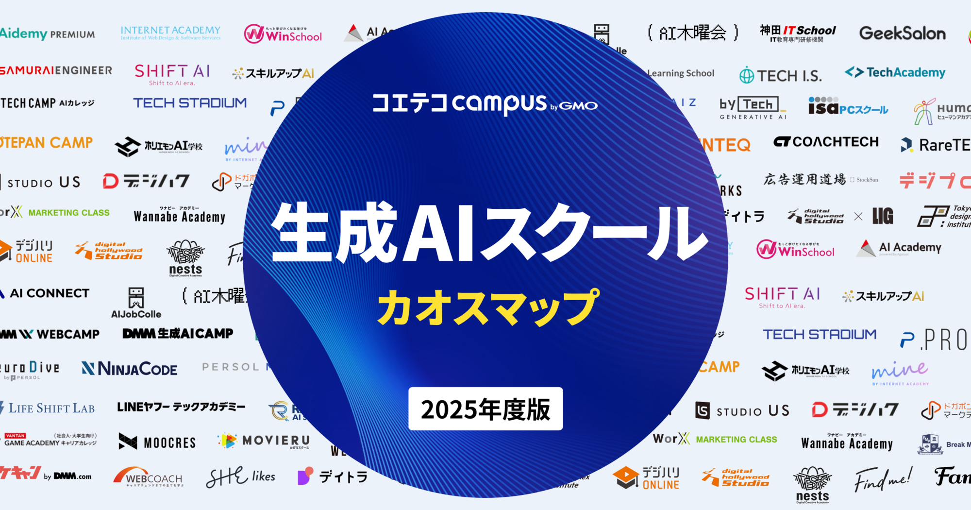 【2026年最新版】生成AIスクールカオスマップを公開