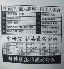 衛福部 罹大腸癌主因十大美食
01 漢堡薯條+可樂
36 炒飯+貢丸湯
02 排⋯⋯