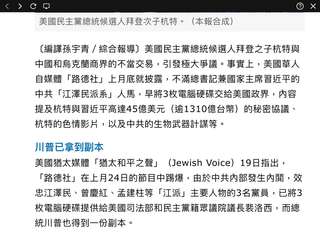 美國民主黨總統候選人拜登次子杭特。(本報合成)
〔編譯孫宇青/綜合報導〕美國民主⋯⋯