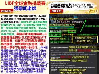 LIBF全球金融挑戰賽
張景明老師
熱錢效應
市場預估台股有望延續反彈動力,不過⋯⋯