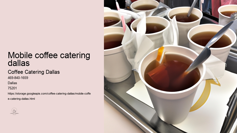 mobile coffee catering dallas