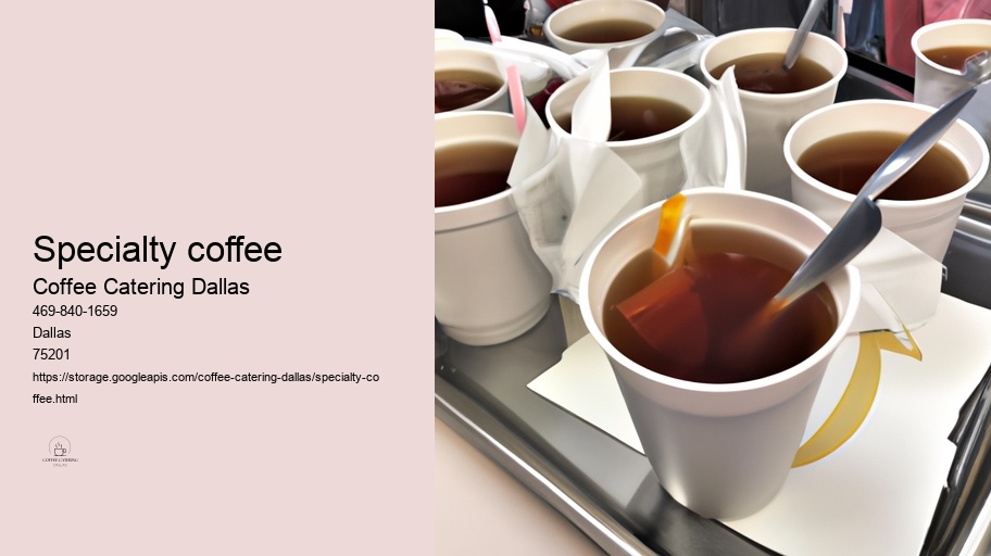 What are Some Innovative Ideas for Serving Coffee at Your Event in Dallas?  