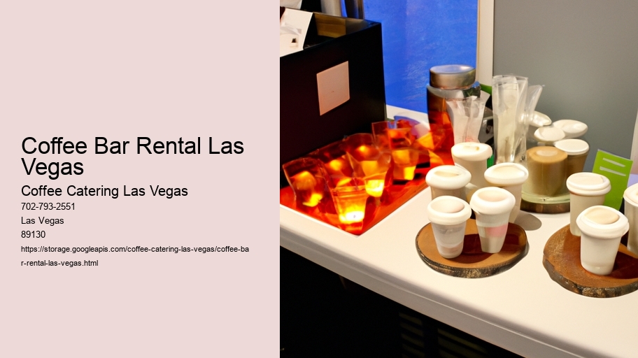 Coffee Bar Rental Las Vegas