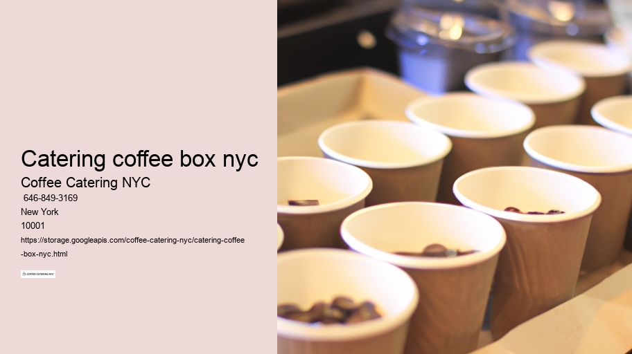 catering coffee box nyc
