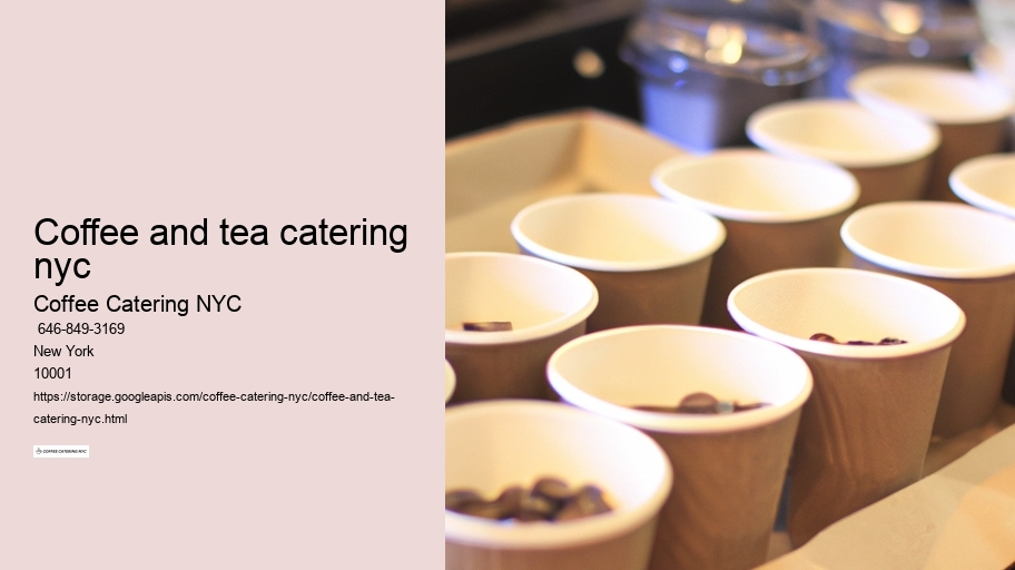 coffee and tea catering nyc