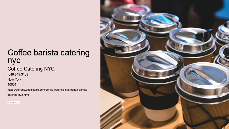 coffee barista catering nyc
