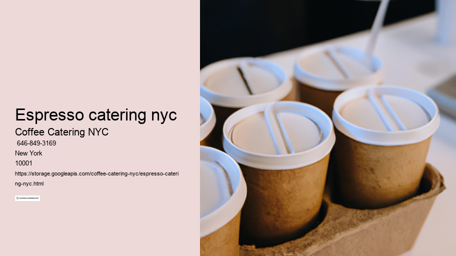 espresso catering nyc