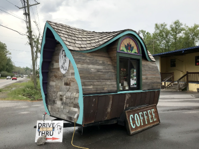 Fantasy Tiny Coffee Shop,  Asheville, North Carolina 