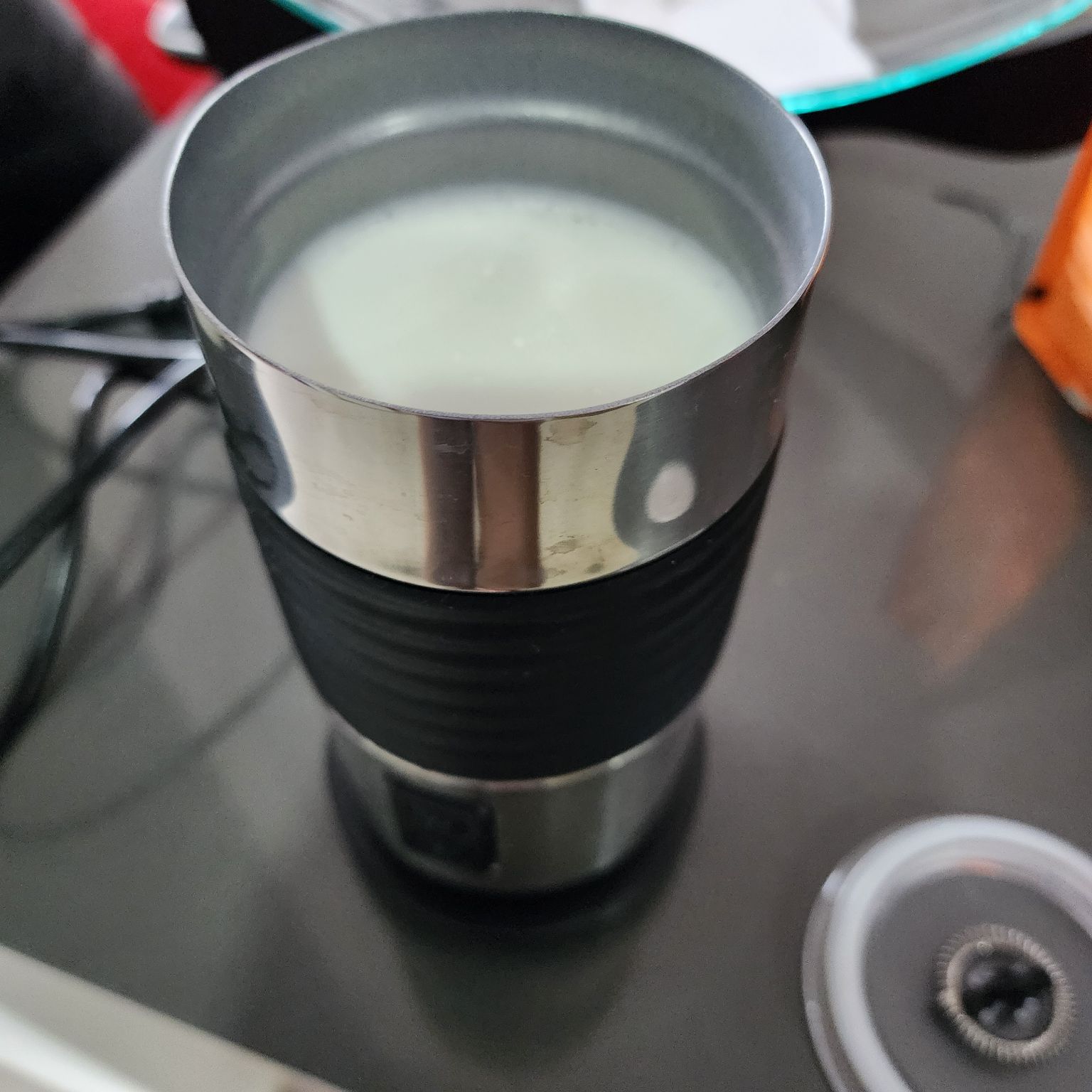 Mi espumador de leche.