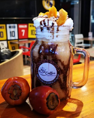 Frapuccino con chontaduro  de Cali Colombia para el mundo @hotcoffeeoficial

