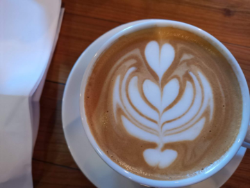 Peet and the flat white Budapest. Beautiful