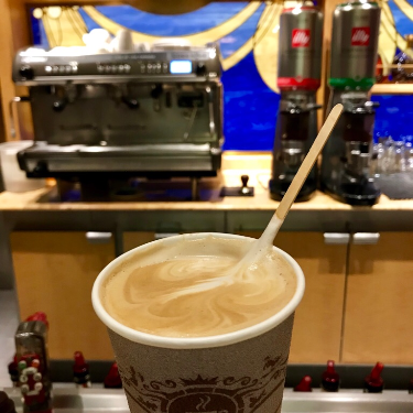 Illy is delicious in a cappuccino, from La Cimbali.