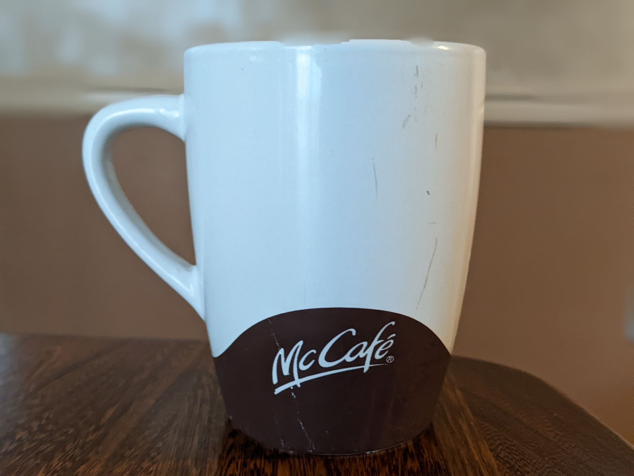 Enjoying a double espresso on a dreary Saturday afternoon