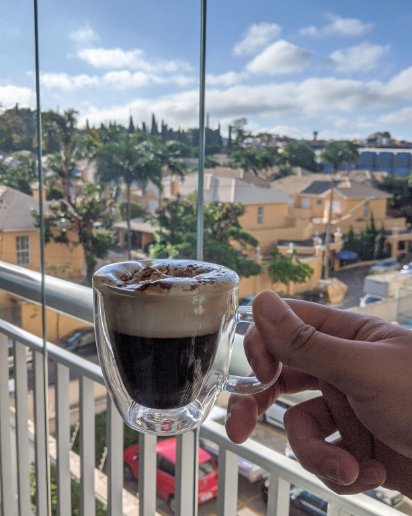 + vanilla whipped cream w/ cinammon