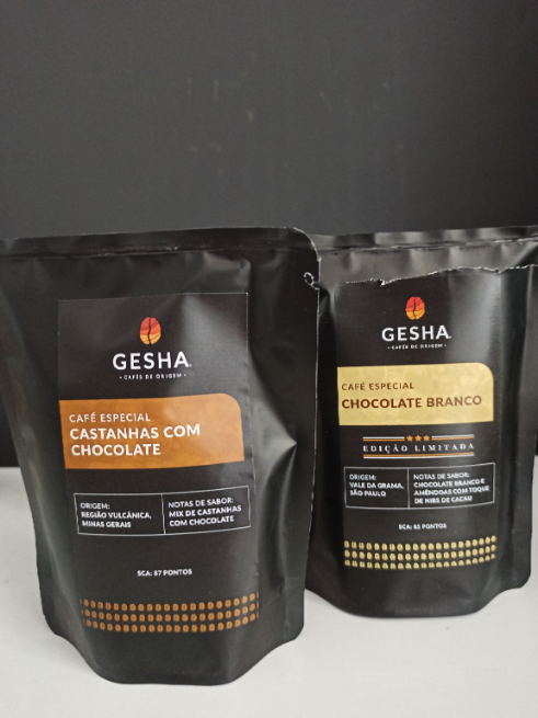 Hoje expirimentei a edição limitada de chocolate branco Gesha 💚