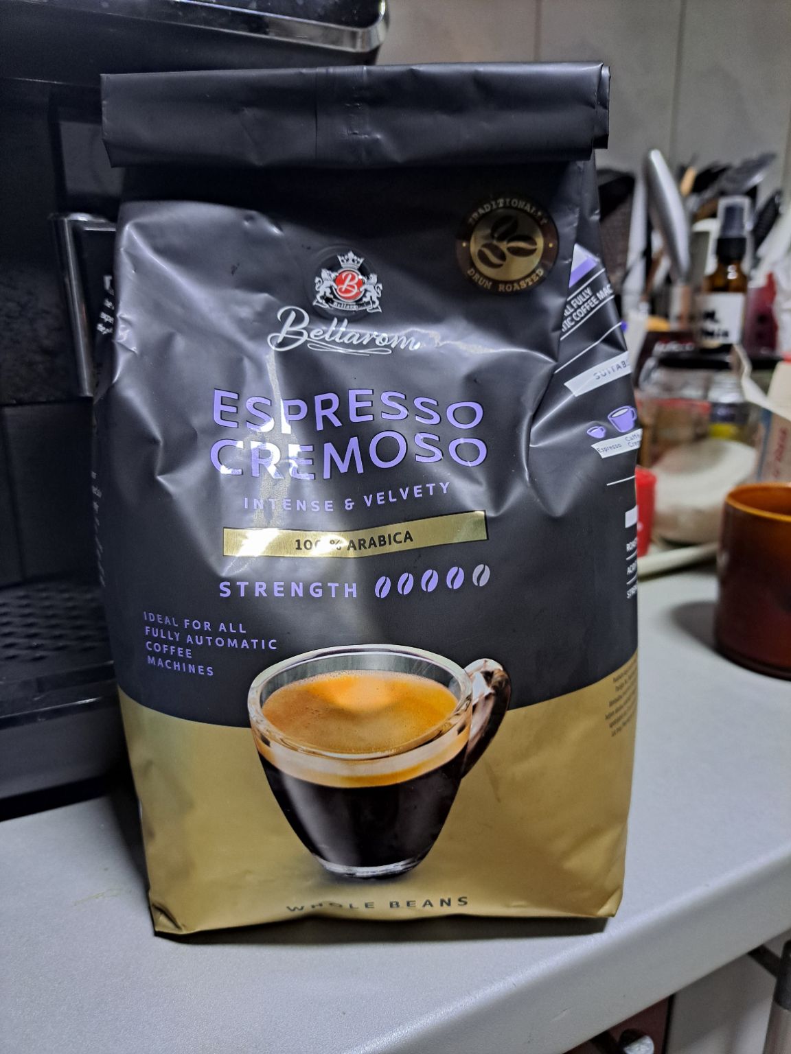 Strong taste, creamy aroma
