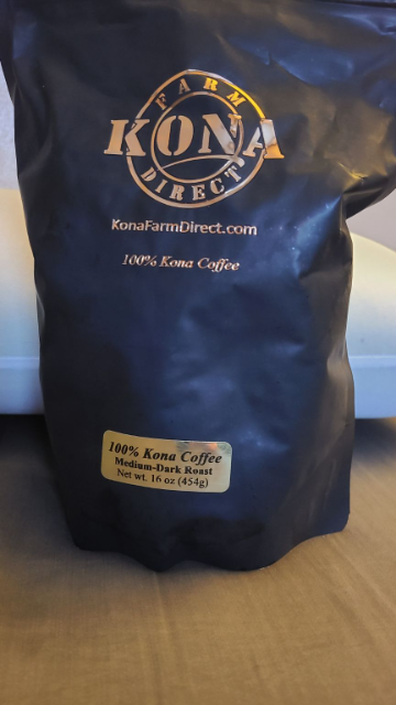 14oz of kona brewed in a chemex delicious 