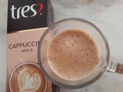 Trata-se de uma bebida bem doce. 