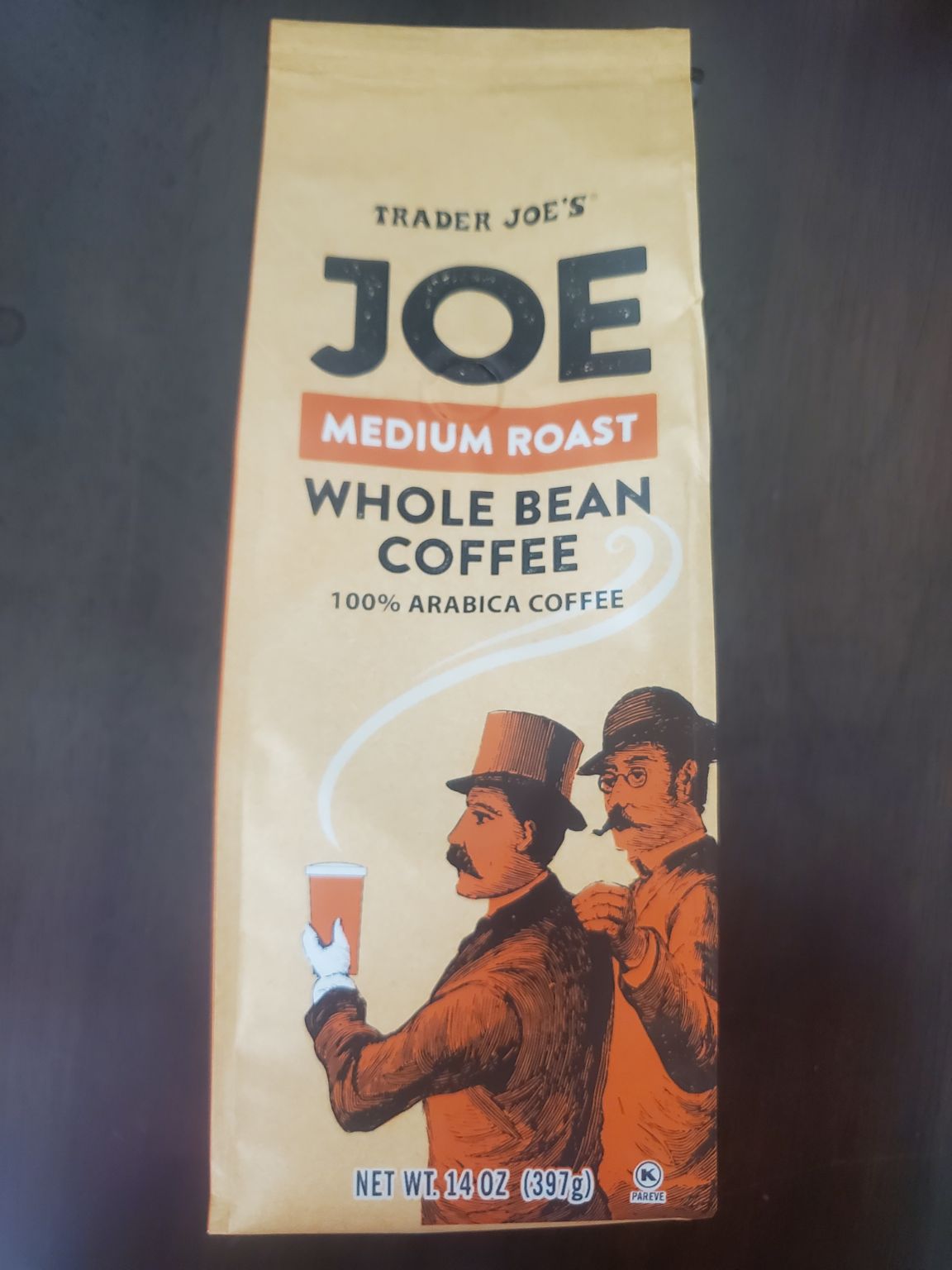 Tastes like pretty standard coffee. No frills, missing the nice rich flavor of other blends. But goes well enough with a flavored syrup in a latte.