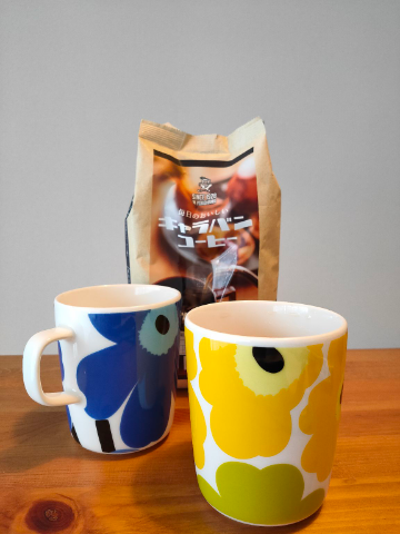 Marimekko mags from my husband's friends. 