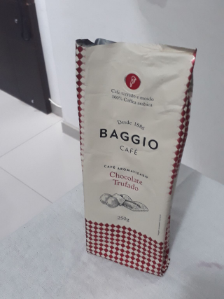 Café Baggio aromas chocolate trufado é muito bom e saboroso. Café perfumado que fica no paladar. 