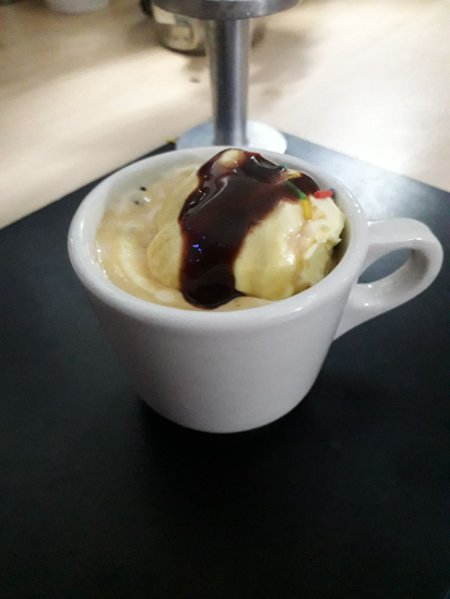 Un delicioso Afogatto, y seguimos probando recetas.