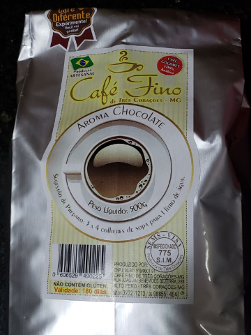 Tem aroma bem acentuado de chocolate e no sabor a baunilha é dominante. Pelo fato do grão receber essência de chocolate,  ele fica com o sabor um pouco artificial. 