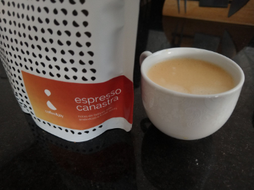 Fiz hj um espresso com o 