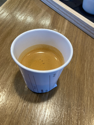 Ethiopian light roast for espresso is not so usual, but this one was perfect. Excellent!