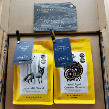 Two very nice and very different coffees from Yorkshire's Darkwood Coffee Roasters. 