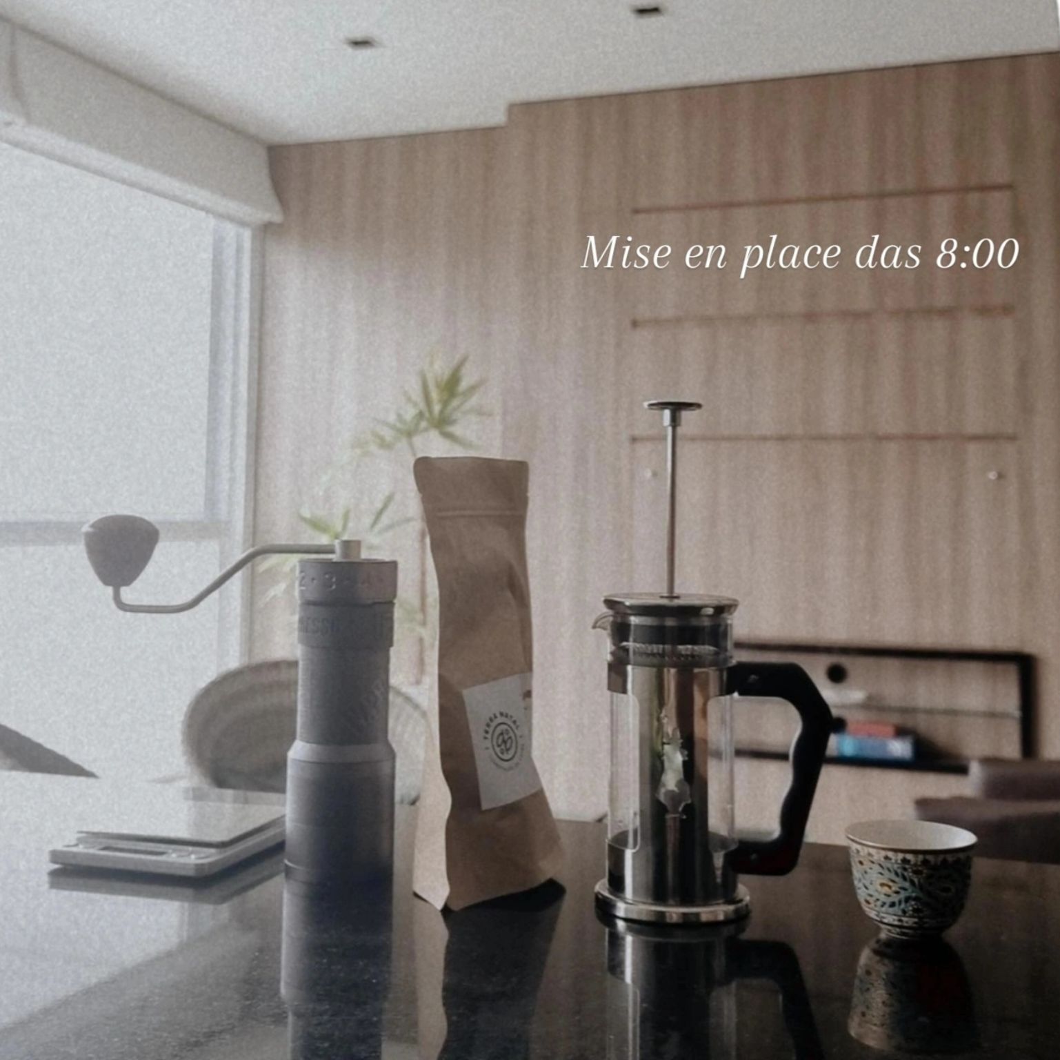 Mise en place of early morning  🤍