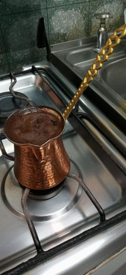 Preparando mi desayuno...